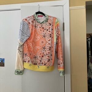 SHEIN Colorful Paisley Print Top